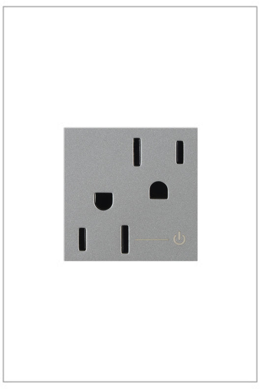Adorne 15A Tamper‑Resistant Half‑Controlled Outlet