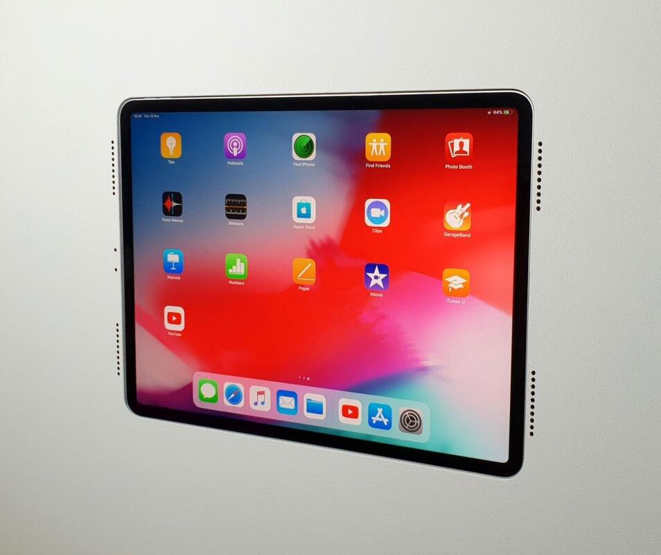 Wall‑Smart Invisible Mount For iPad Pro 12.9 (5th/6th Gen) & iPad Air 13" M2 — With Grills