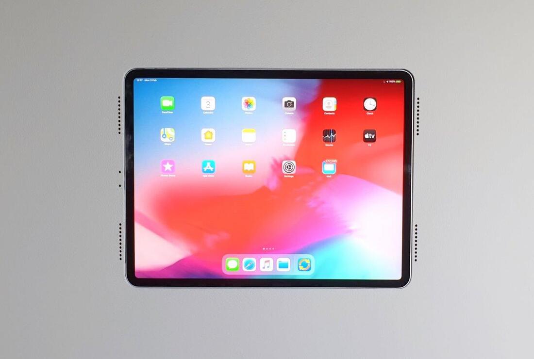 Wall‑Smart Invisible Mount For iPad Pro 12.9 (5th/6th Gen) & iPad Air 13" M2 — With Grills