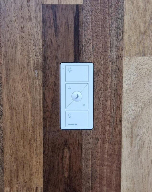 Wall‑Smart Solid Surface Flush Mount for Lutron Pico