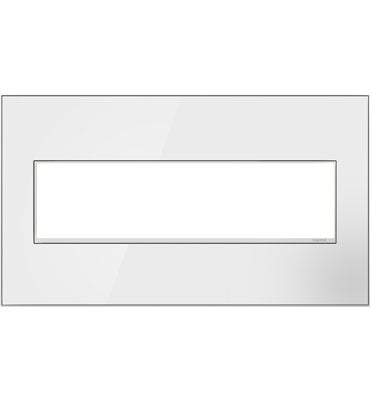 Adorne Mirror White Screwless Wall Plate