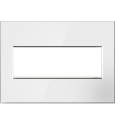 Adorne Mirror White Screwless Wall Plate
