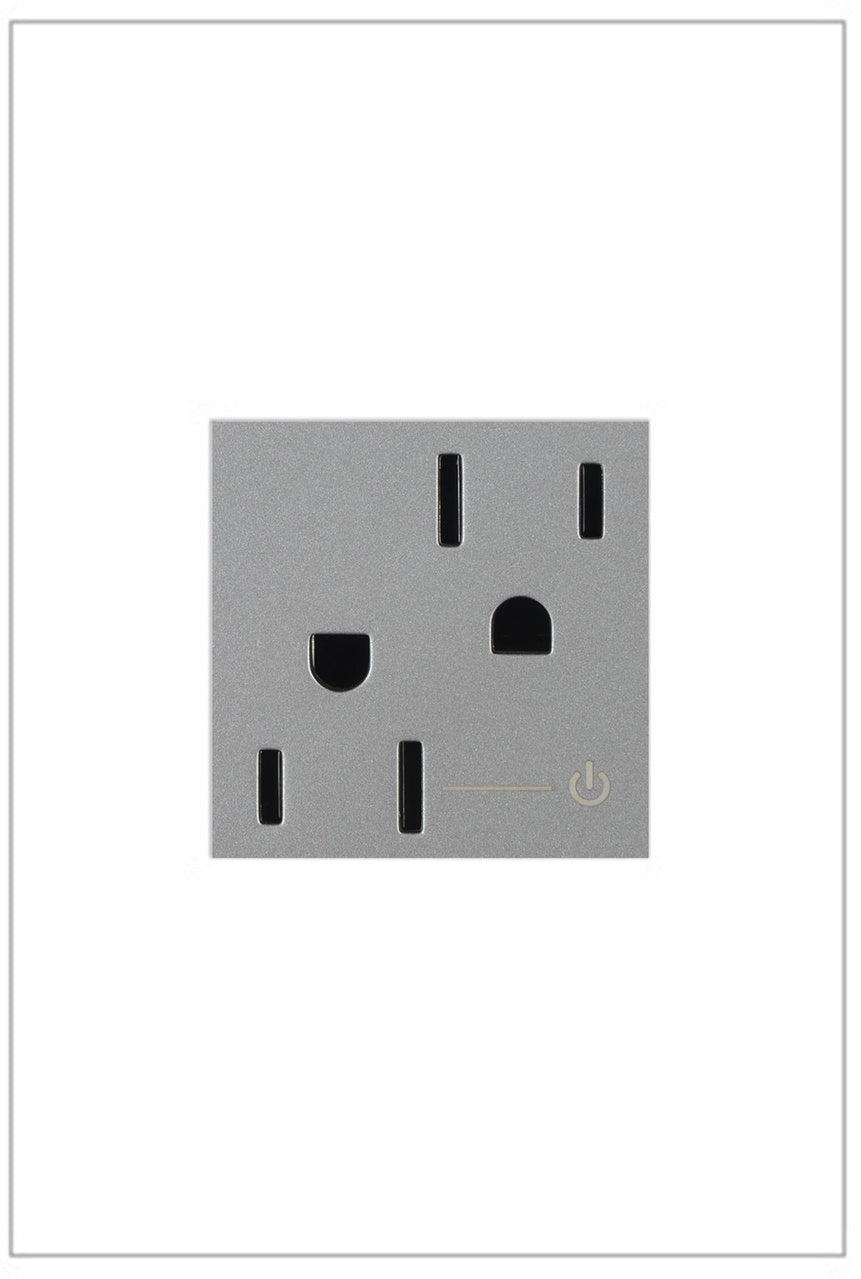 Adorne 15A Tamper‑Resistant Half‑Controlled Outlet