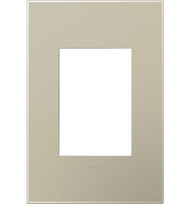 Adorne Titanium Screwless Wall Plate with Microban®
