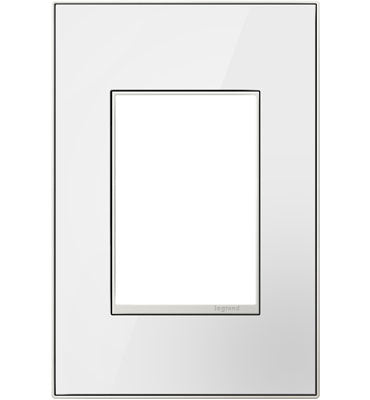 Adorne Mirror White Screwless Wall Plate