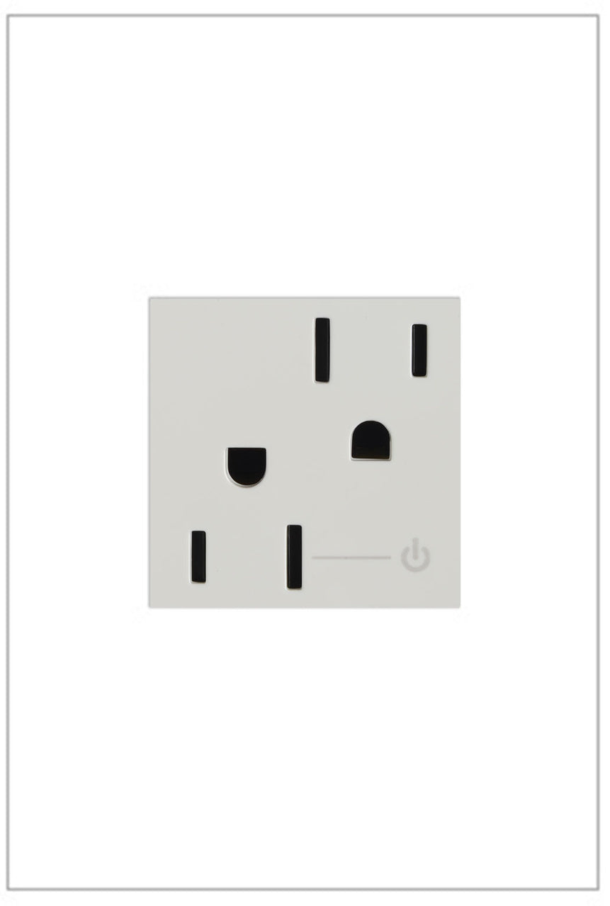 Adorne 15A Tamper‑Resistant Half‑Controlled Outlet