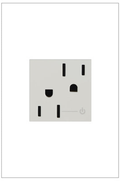 Adorne 15A Tamper‑Resistant Half‑Controlled Outlet