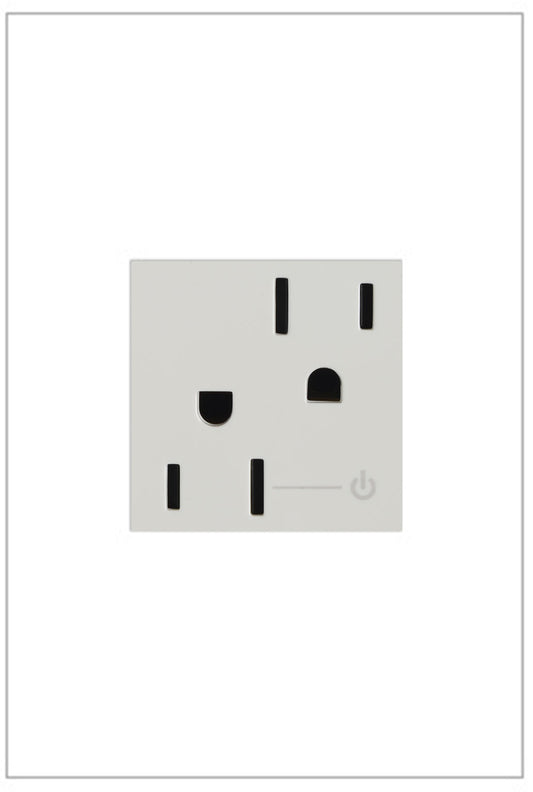 Adorne 15A Tamper‑Resistant Half‑Controlled Outlet