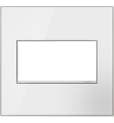 Adorne Mirror White Screwless Wall Plate