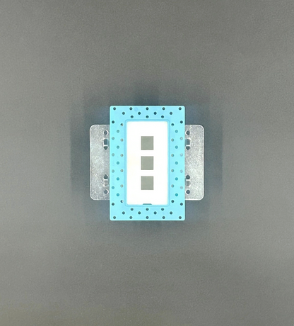 Single Gang Flush Mount Face Plate Keystone Kit