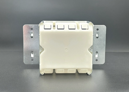 Double Gang Surface Mount Outlet Kit For Solid Surfaces