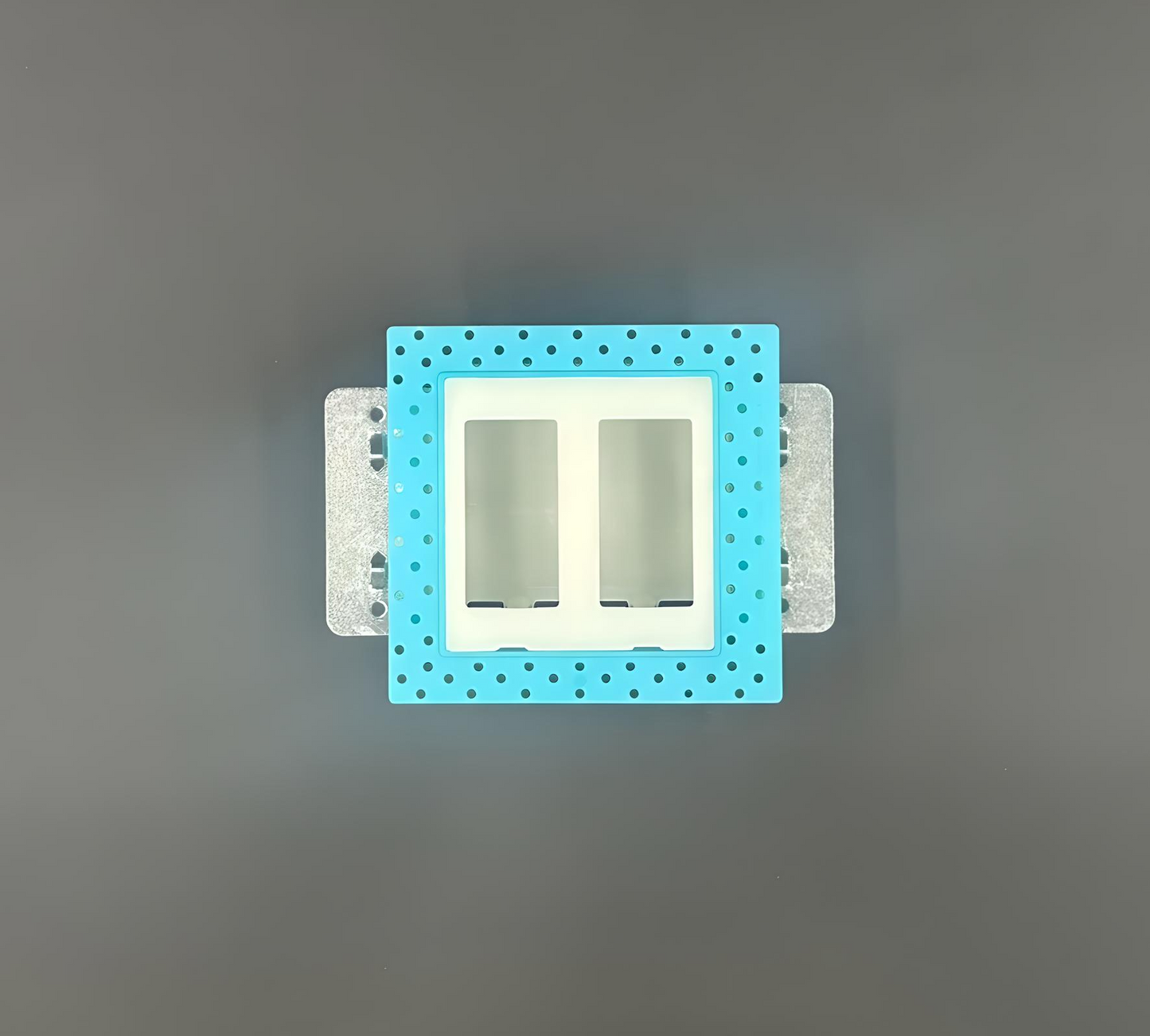 Double Gang Flush Mount Light Switch Kit For Drywall