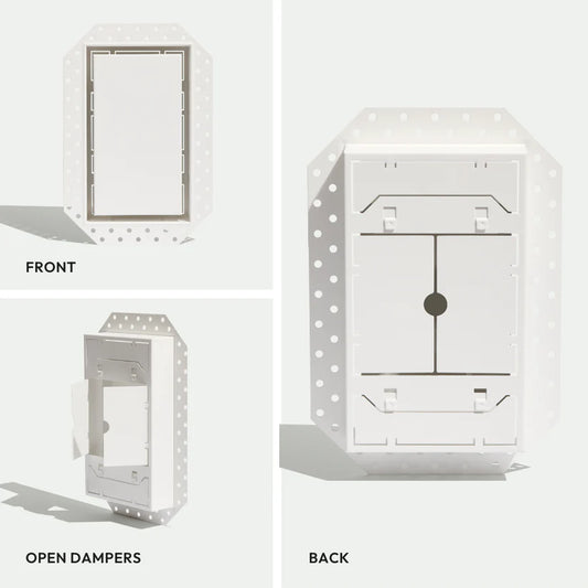 Flush Wall Vent Luxe