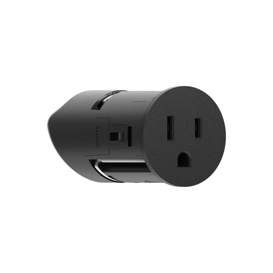Prado Unifit Single Hardwire Outlet with Ring Trim