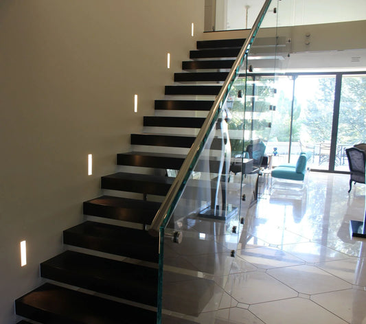 Modern Flush Step Light 9"
