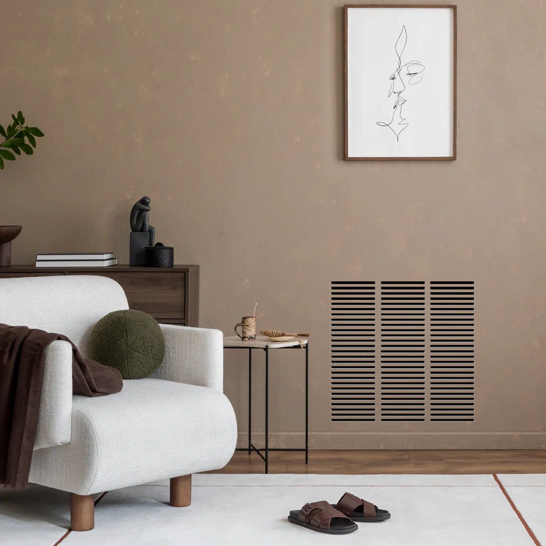 Envisivent Permanent Flush Mount Air Return — 24" x 24" (Drywall Opening)