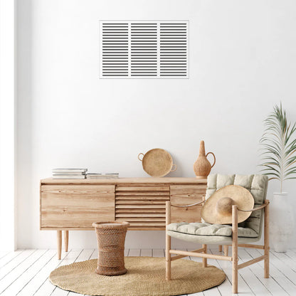 Removable Flush Mount Air Return Vent, 30" x 20" (Drywall Opening)