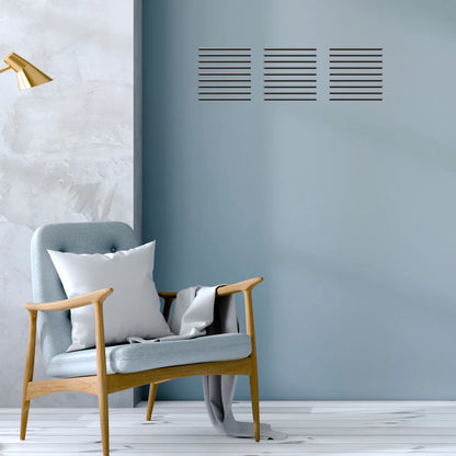 Envisivent Permanent Flush Mount Air Return — 20" x 6" (Duct Opening) / 24" x 10" Drywall Opening