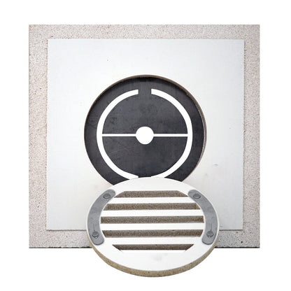 Removable Round Air Supply Vent, 4” (Duct Opening)