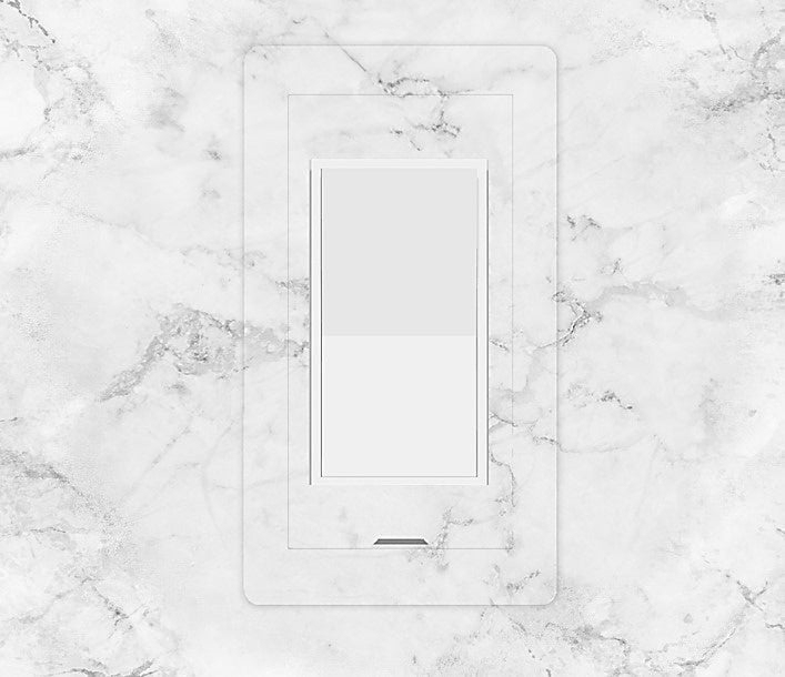 Single Gang Surface Mount Light Switch Kit For Solid Surfaces