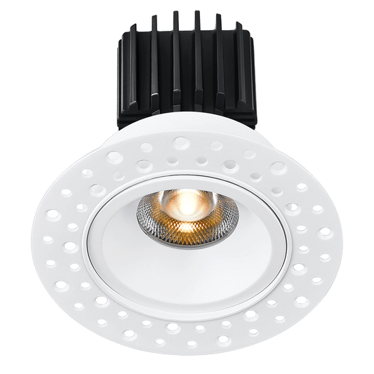 Tangra 3″ Round Regressed Invisible Trim – 36° Medium Flood | Trimless Architectural Downlight