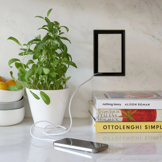 Fittes — Framed No‑See Receptacle Mount [Luxe]