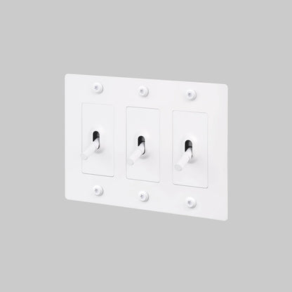 Buster + Punch 3 Gang Linear Toggle Switch