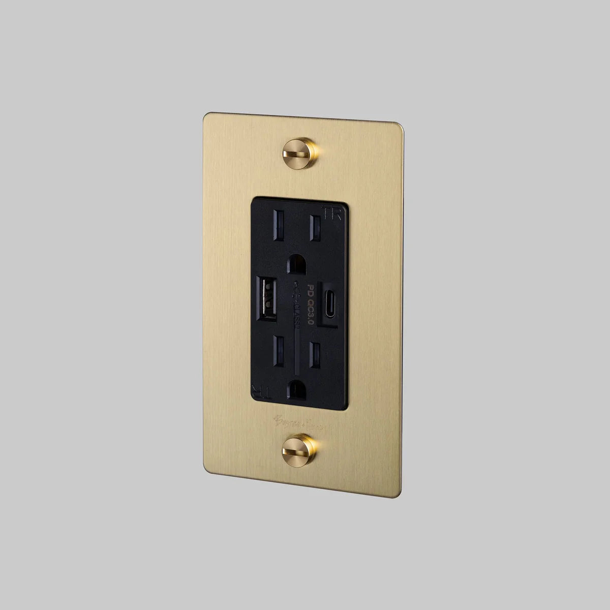 Buster + Punch 1 Gang Combination Duplex Outlet + USB‑A/C