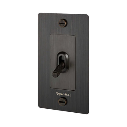 Buster + Punch 1 Gang Cross Toggle Switch