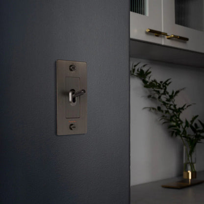 Buster + Punch 1 Gang Cross Toggle Switch