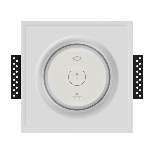 Universal Round Smoke & Sensor Flush Mount | 2-Gang Ring Included